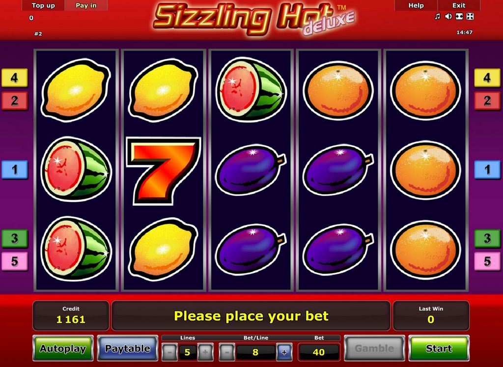 Sizzling Hot Deluxe Free Play in Trial Setting